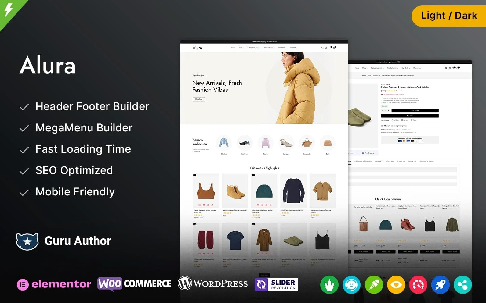 Alura - Multipurpose Fashion Store WooCommerce Theme
