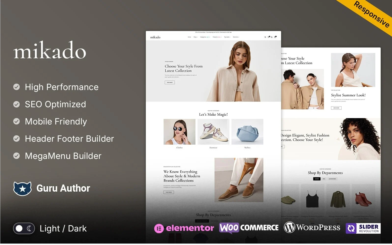 Mikado - Fashion Store WooCommerce Responsive Elementor Theme