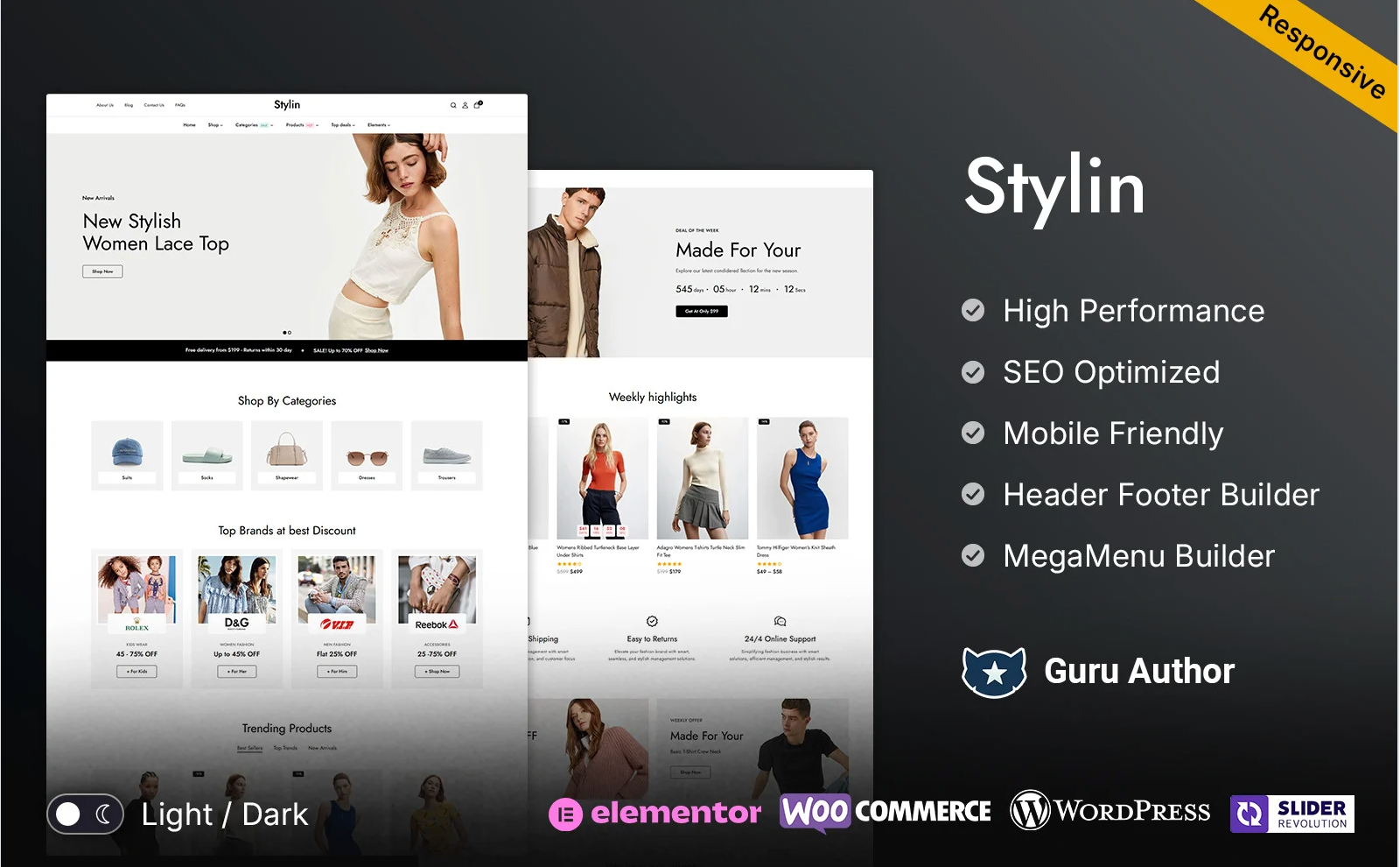 Stylin - Fashion and Clothes Store Multipurpose Responsive WooCommerce Theme