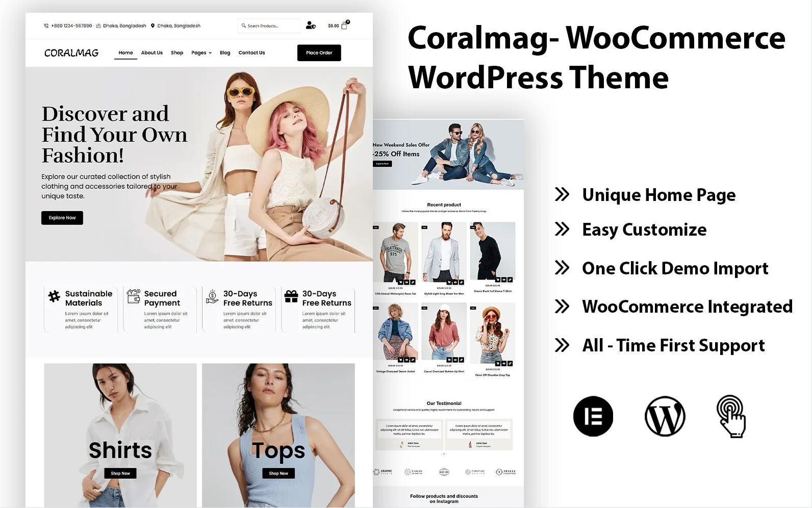 Coralmag – WooCommerce WordPress Theme