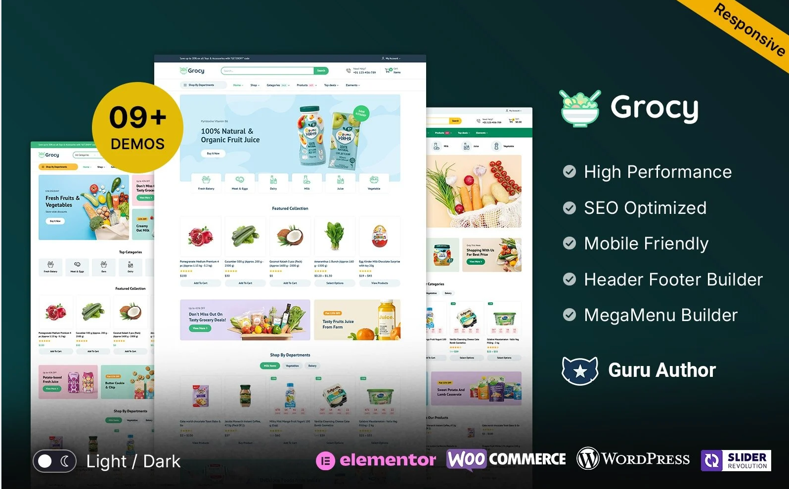 Grocy - Grocery Store and Supermarket WordPress WooCommerce Responsive Theme