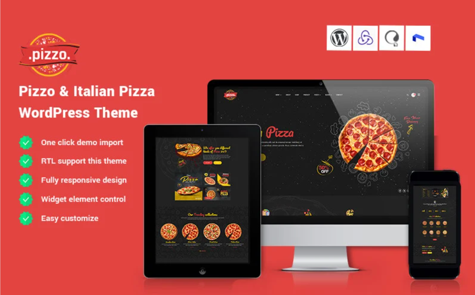 Pizzo - Italian Pizza WordPress Theme