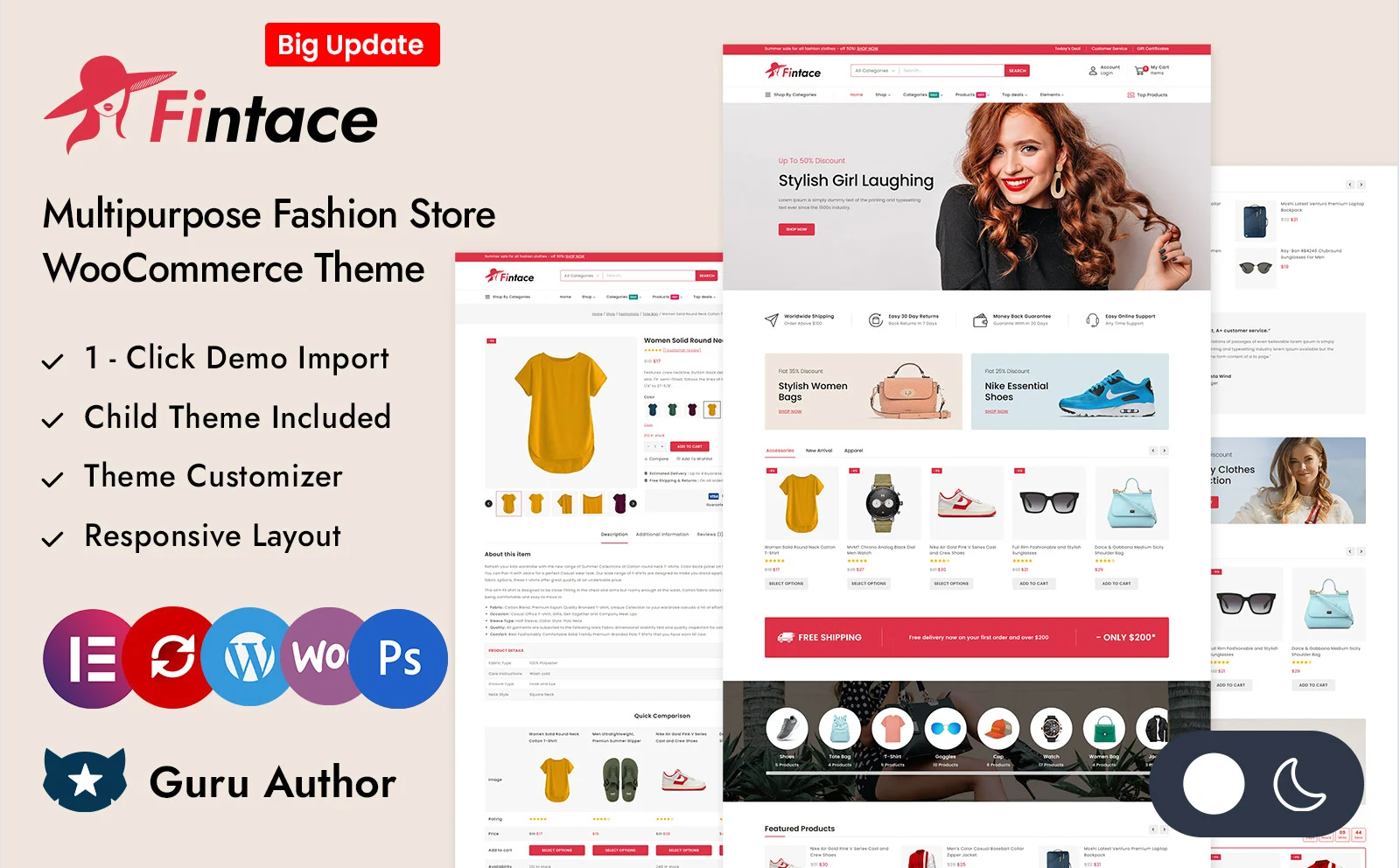 Fintace – Multipurpose Fashion Store Elementor WooCommerce Responsive Theme — Theme by Templatemonster