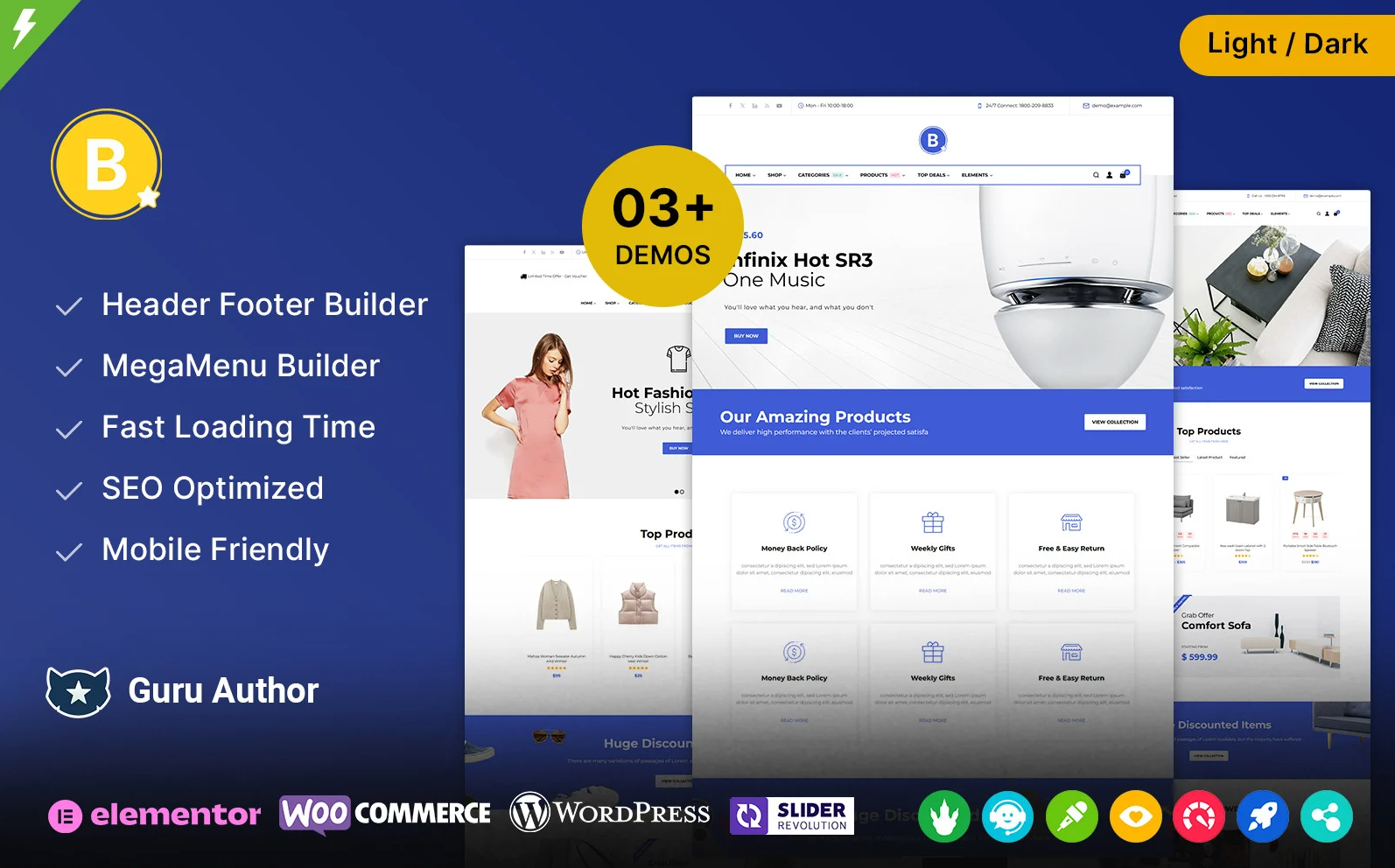 BigStar - Electronics, Furniture and Fashion Multipurpose WooCommerce Theme