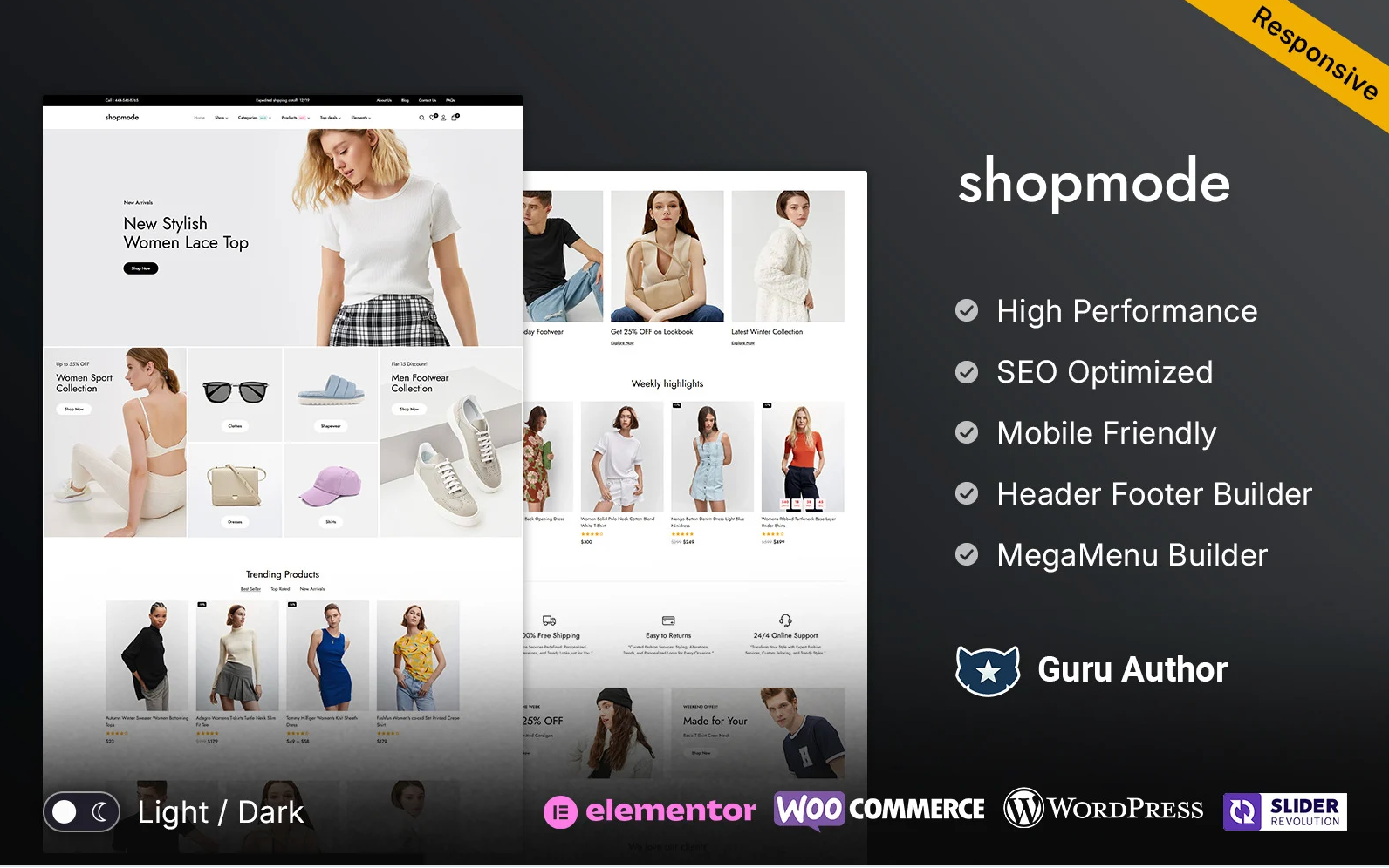 Shopmode - Fashion, Apparel and Clothing Store Woocommerce Multipurpose Responsive Theme