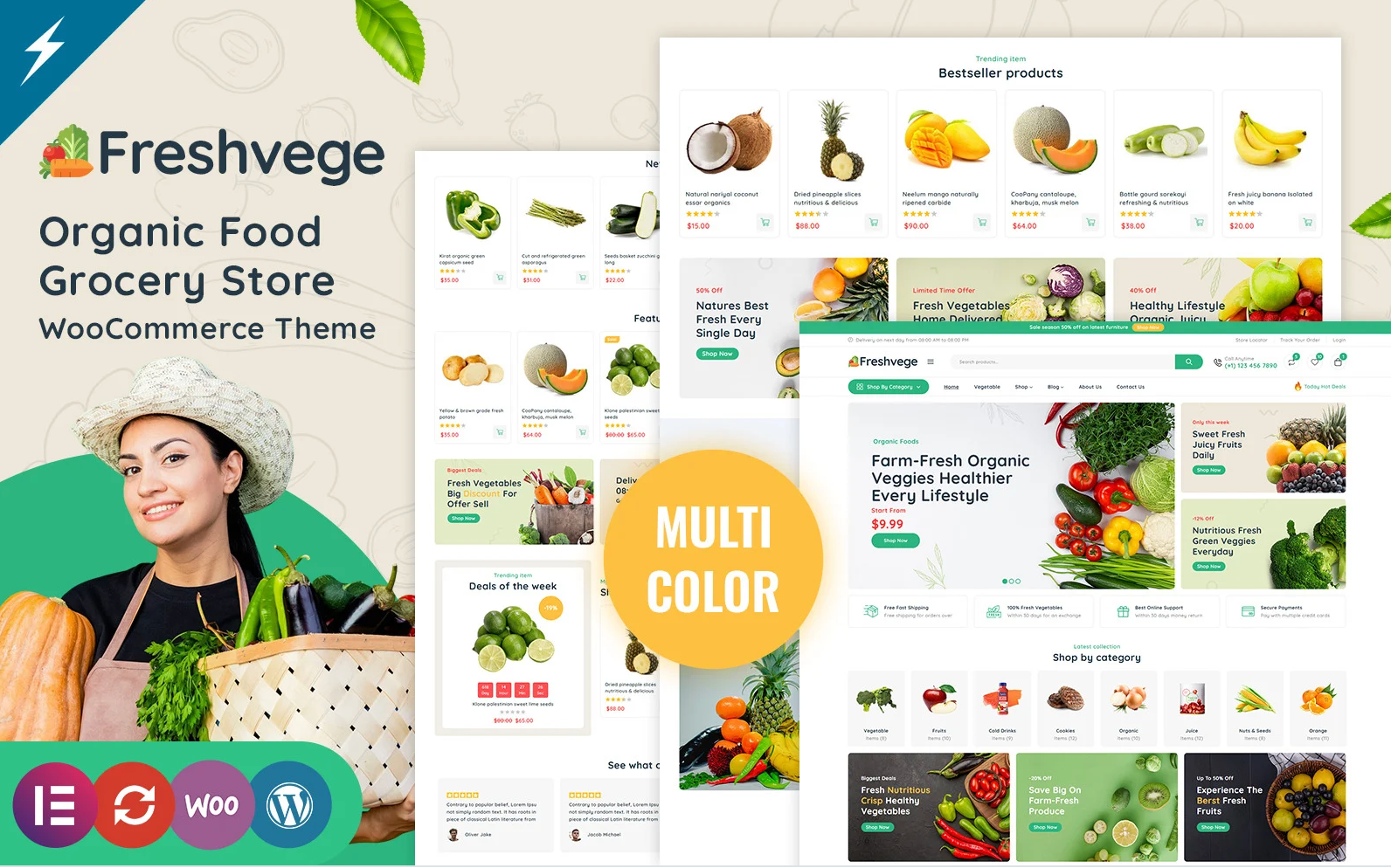 Freshvege - Food & Grocery Store WooCommerce Theme