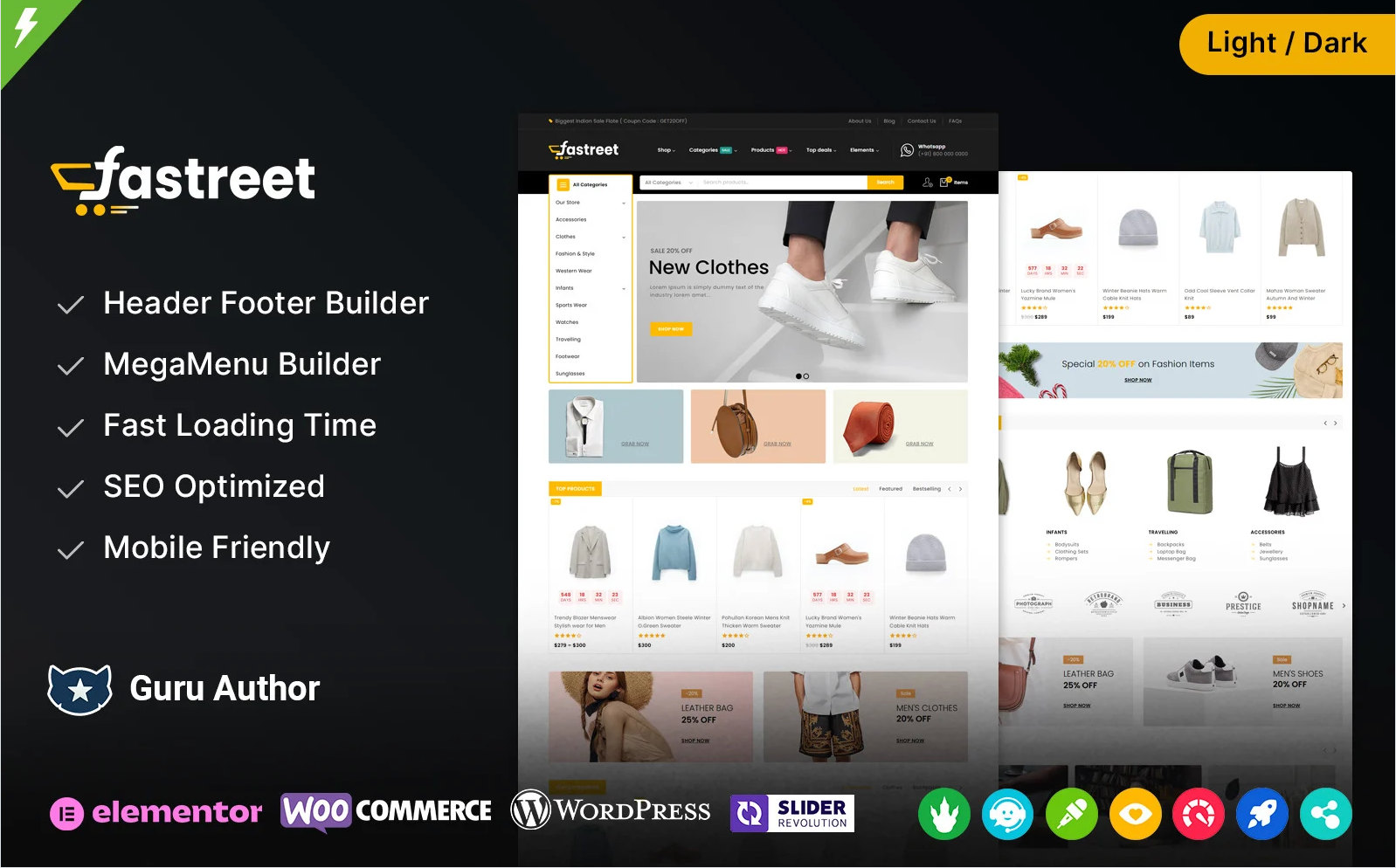 Fastreet - Multipurpose Fashion and Jewelry WooCommerce Theme