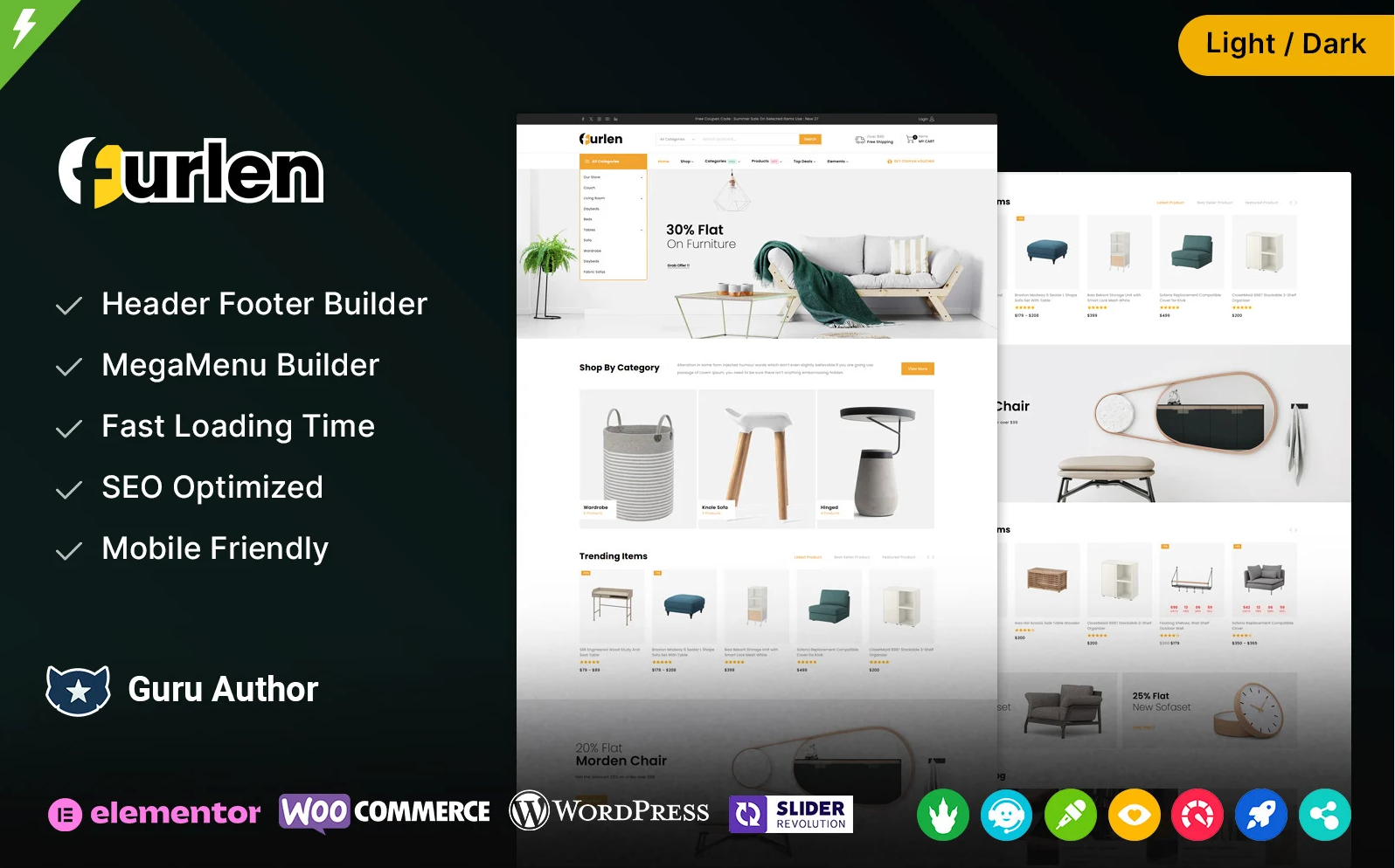 Furlen - Home Decor and Furniture WooCommerce Theme