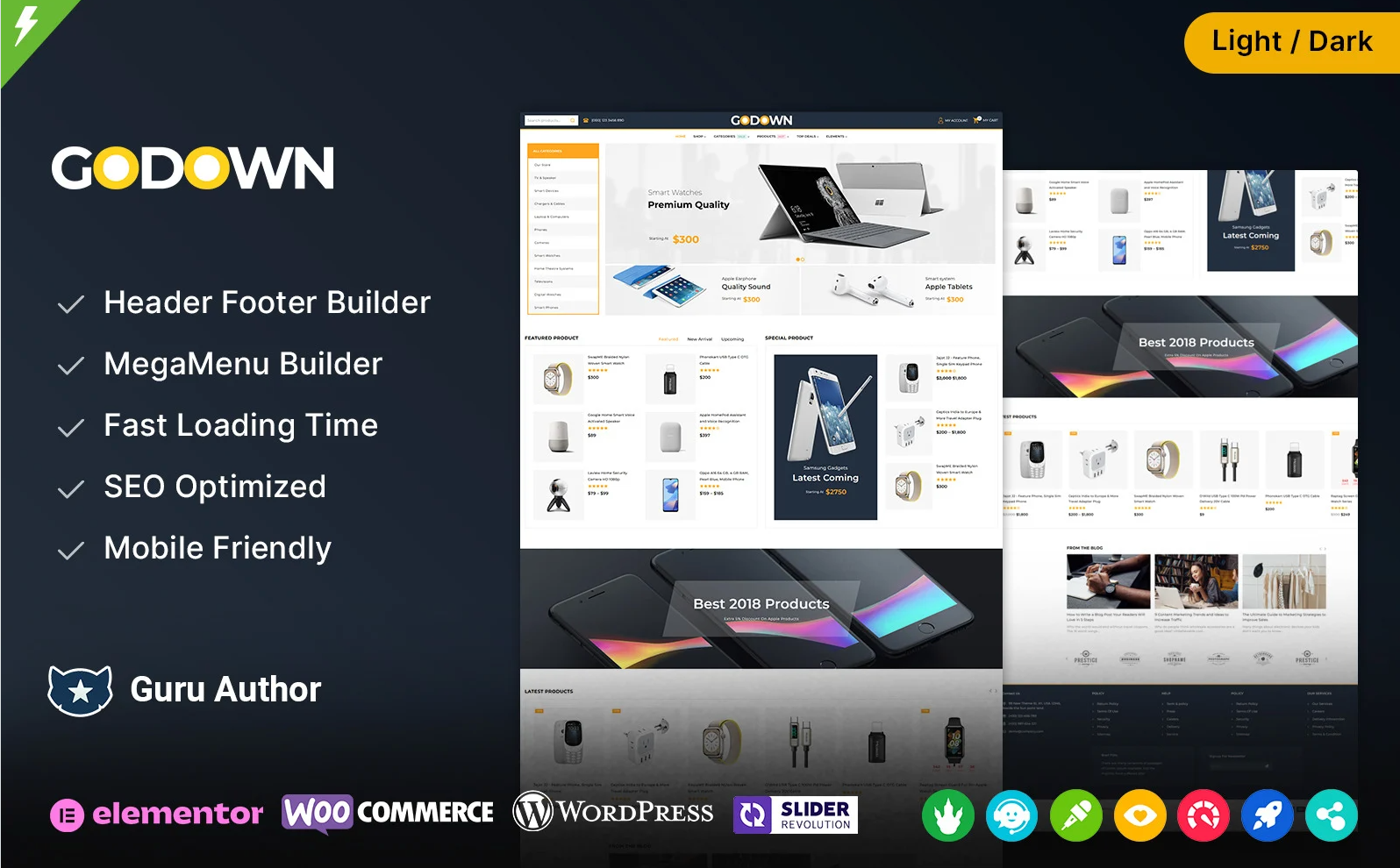 GoDown - Electronics Multi Purpose WooCommerce Theme