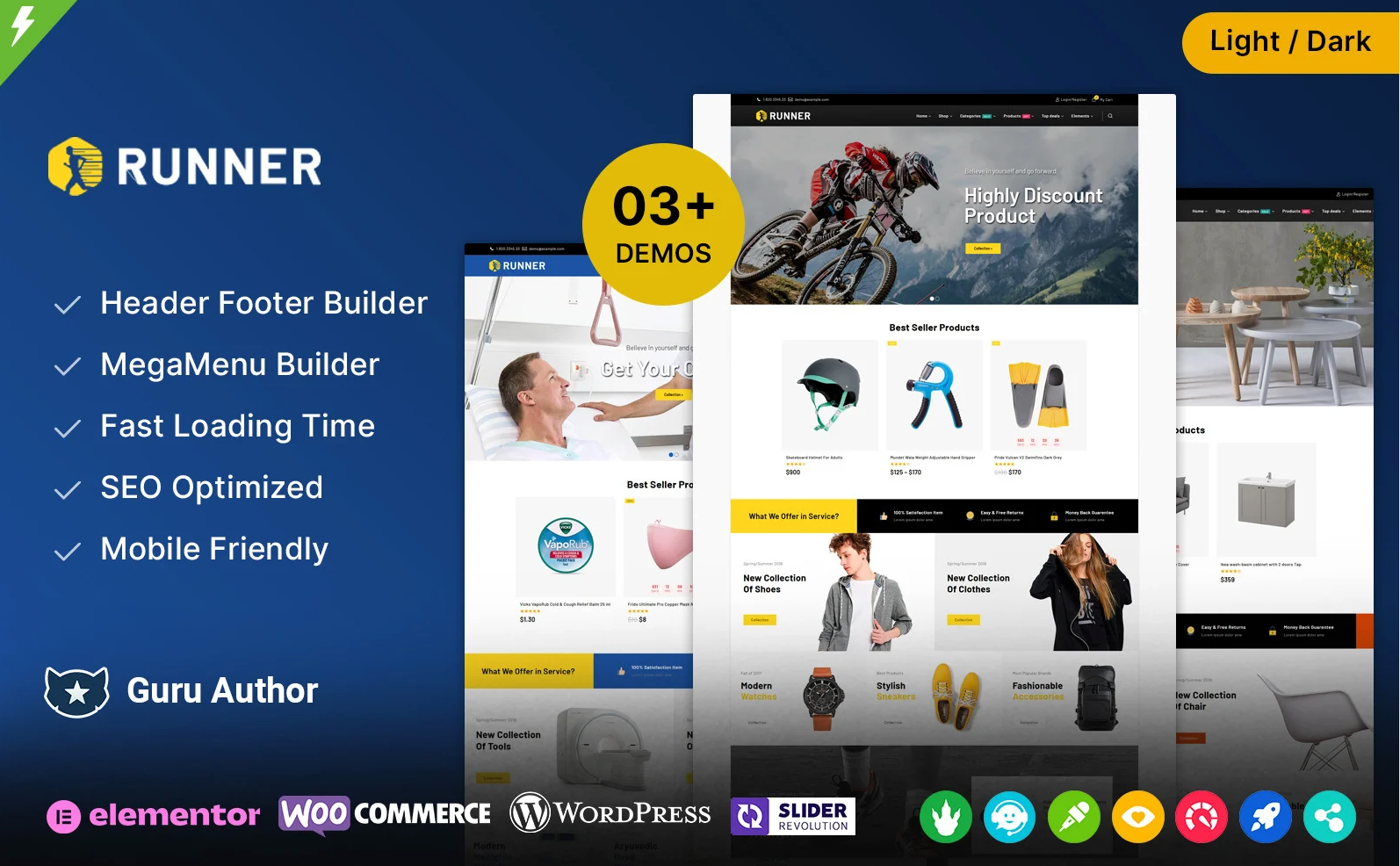 Runner - Sports, Fitness and Furniture Multipurpose WooCommerce Theme