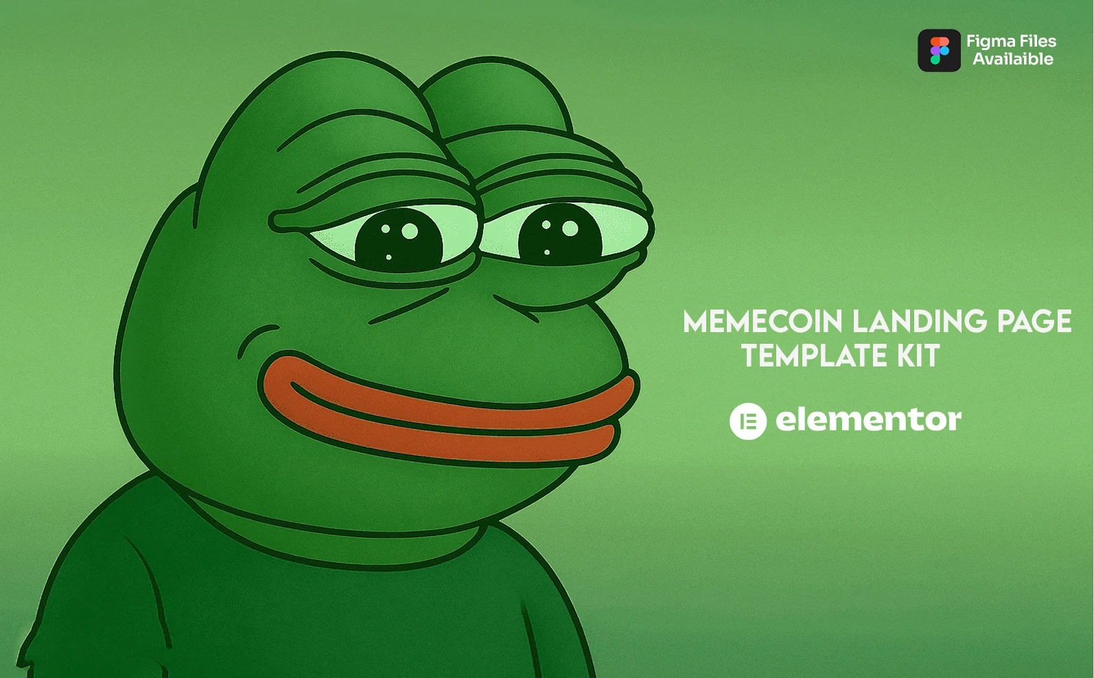 Pepi – Crypto Meme Coin Elementor Template Kit