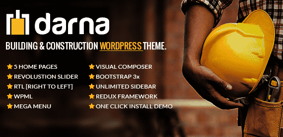 Darna – Building & Construction WordPress Theme
