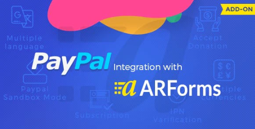 ARForms – PayPal Addon