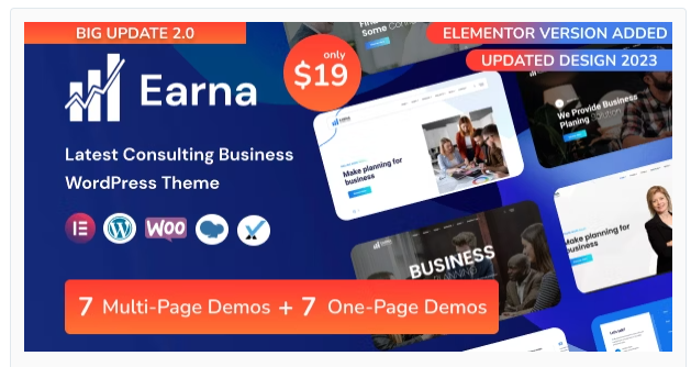 Earna - Business Consulting WordPress