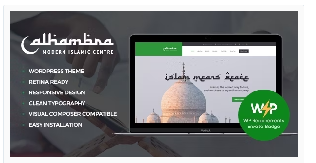 Product Image - Alhambra | Mosque & Islamic Centre Church WordPress Theme + RTL