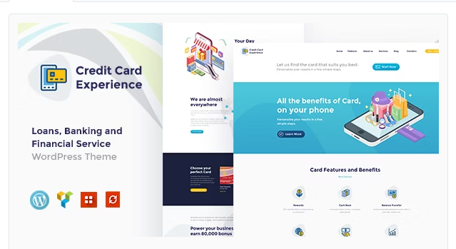 Product Image - Credit Card Experience | Loan Company and Online Banking WordPress Theme 1.2.14