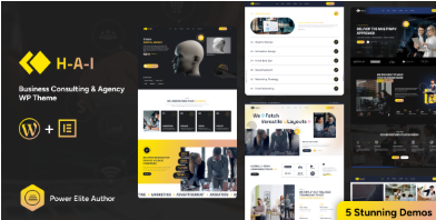 Hai - Elementor Agency WordPressTheme