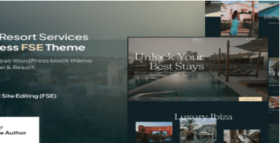 Ibiza – Luxury Hotel & Resort FSE WordPress Theme