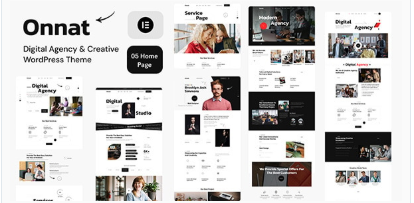 Onnat – Digital Agency & Creative WordPress Theme