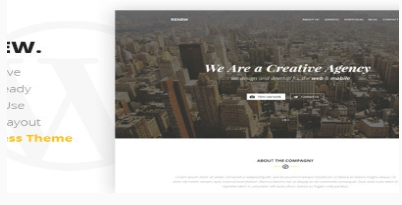 RENEW - Creative One Page WordPress Theme