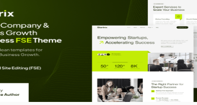 Startrix - Startup Company & Business WP Theme