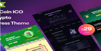 Coinlye - Meme coin ICO & Crypto WordPress Theme