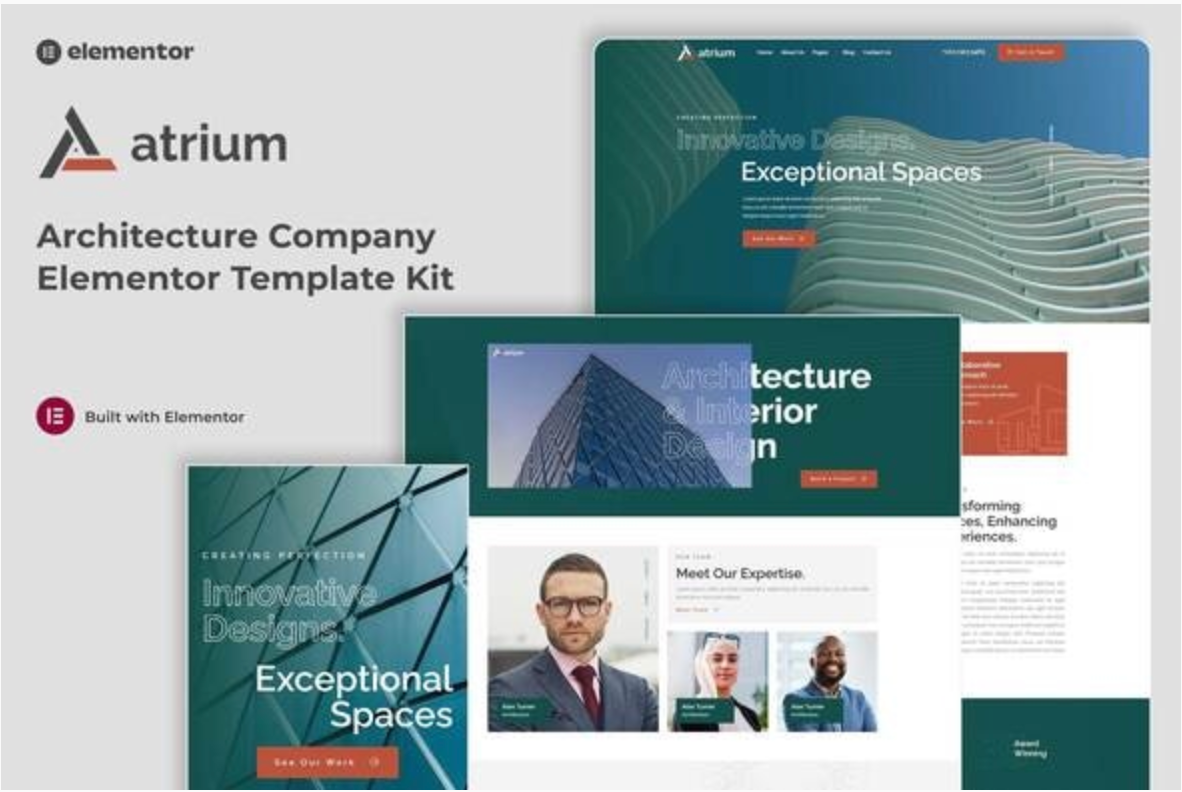 Atrium - Architecture Company Elementor Template Kit