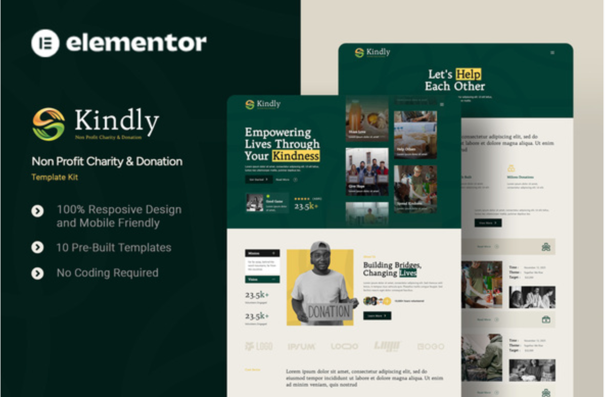 Coinera - Dark Financial Advisor & Coaching Website Elementor Template Kit