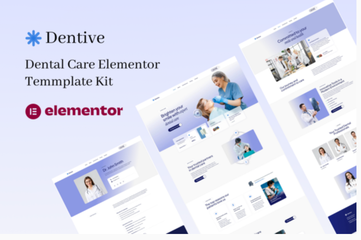 Dentive - Dental Care Elementor Template Kit